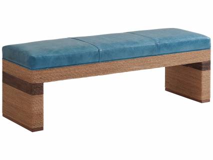 Rosemead Leather Bed Bench