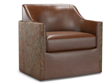 Kate Leather Swivel Chair
