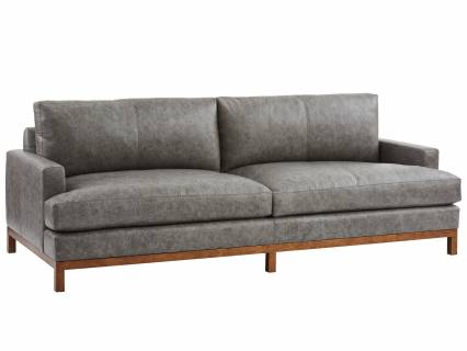 Horizon Leather Sofa - Calais Brass