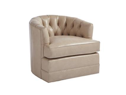 Cliffhaven Leather Swivel Chair