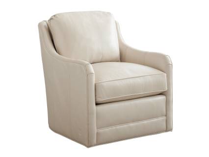 Glenhaven Leather Swivel Chair