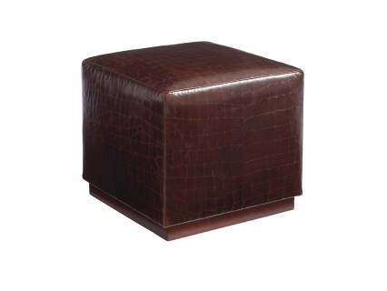 Colby Leather Ottoman