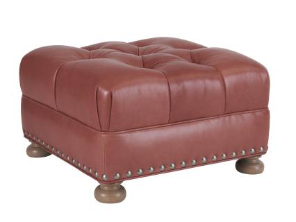 Winslow Leather Ottoman