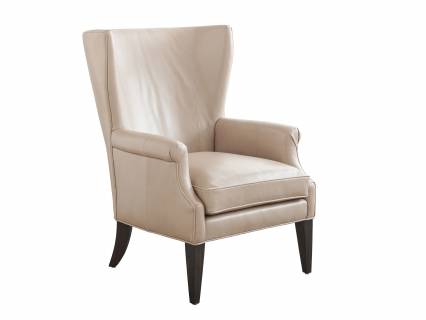 Newton Leather Wing Chair