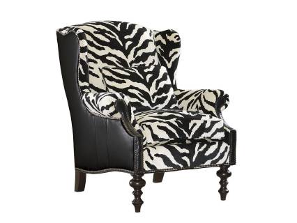 Wells Leather Wing Chair