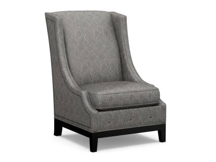 Ava Leather Wing Chair