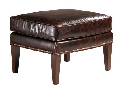 Marissa Leather Ottoman