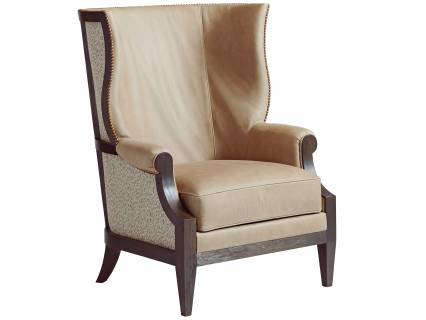 Merced Leather Wing Chair