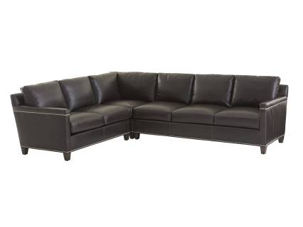 Strada Leather Sectional