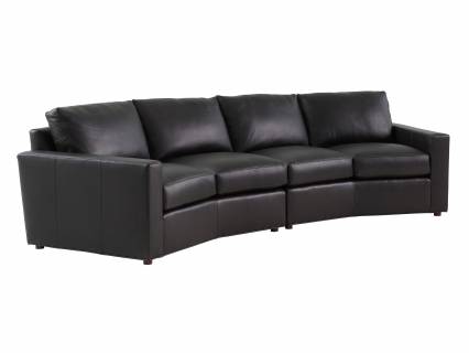 Ashbury Chocolate Leather Sectional