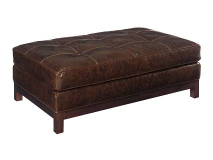 Westin Leather Cocktail Ottoman