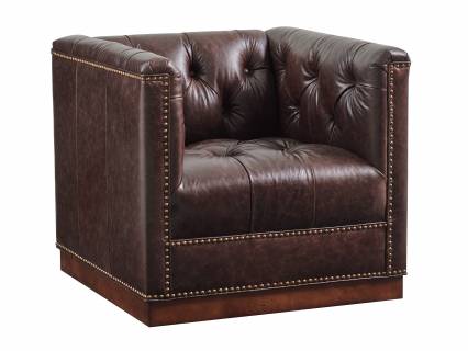 Fremont Leather Swivel Chair