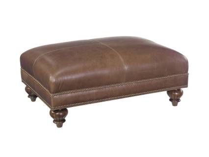 Bahia Leather Ottoman