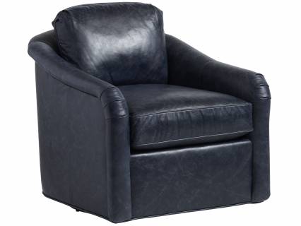 Hemley Leather Swivel Chair