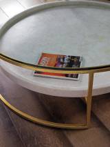 Cumulus Large Round Cocktail Table