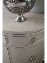 Zeitgeist Linen Demilune Chest
