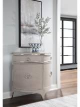 Zeitgeist Linen Demilune Chest