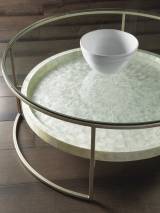 Cumulus Capiz Round Cocktail Table