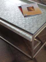 Cumulus Capiz Large Rectangular Cocktail Table