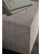 Bora White Spot Bunching Table