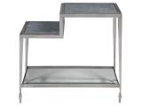 Sashay Silver Rectangular End Table