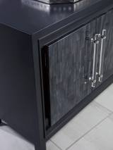 Elation Gray Long Media Console