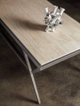 Adamo Silver Gray Cocktail Table