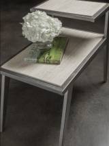 Adamo Silver Gray Side Table