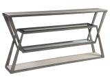 Adamo Silver Gray Console