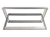 Adamo Silver Gray Console