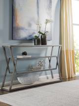 Adamo Silver Gray Console