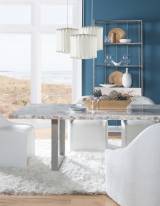 Carly Dining Chair With Casters