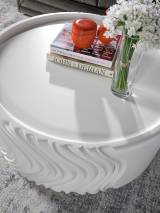Volante Round Drum Cocktail Table