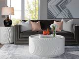 Volante Round Drum End Table