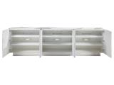 Contango White Long Media Console
