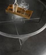 Porto Silver Round Cocktail Table