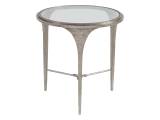 Porto Silver Round End Table