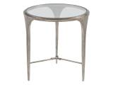Porto Silver Round End Table