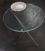Marcus Silver Round End Table