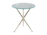 Marcus Champagne Round End Table