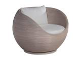 Solimar Rattan Swivel Chair