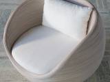 Solimar Rattan Swivel Chair