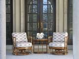 Demilune End Table