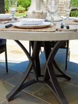 Dining Table W/Weatherstone Top