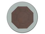 Cabrillo 54 Glass Top Dining Table