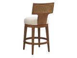 Calavera Custom Woven Swivel Counter Stool