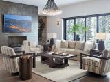 Black Diamond Round End Table