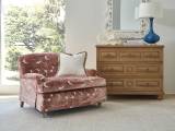 Athos Chair W/ Pewter Casters