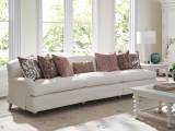 Athos Sofa W/ Pewter Casters