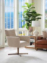 Brooks Swivel Chair - Calais Brass